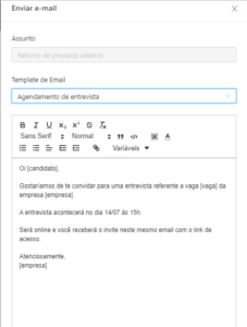 Contribua para a experiência do candidato através de feedbacks personalizáveis 